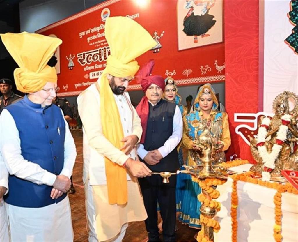 CM inaugurates the grand Ratnawali Mahotsav the Maha Kumbh of Haryanas Folk Culture